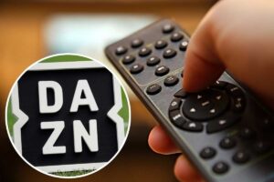 Telecomando, logo DAZN