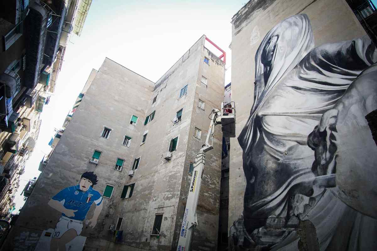 Murale Maradona nei Quartieri Spagnoli