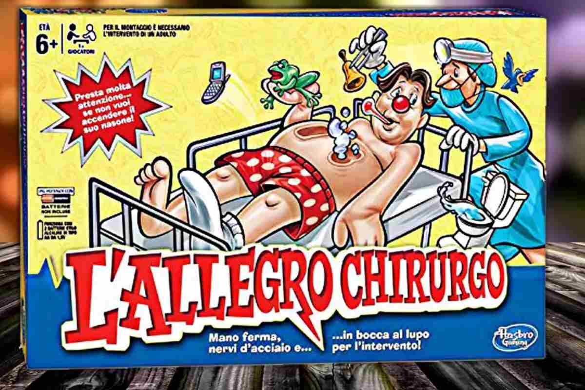 La scatola del gioco L'Allegro Chirurgo